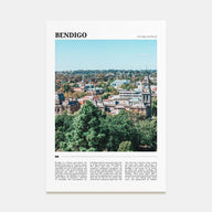 Bendigo Travel Color Poster