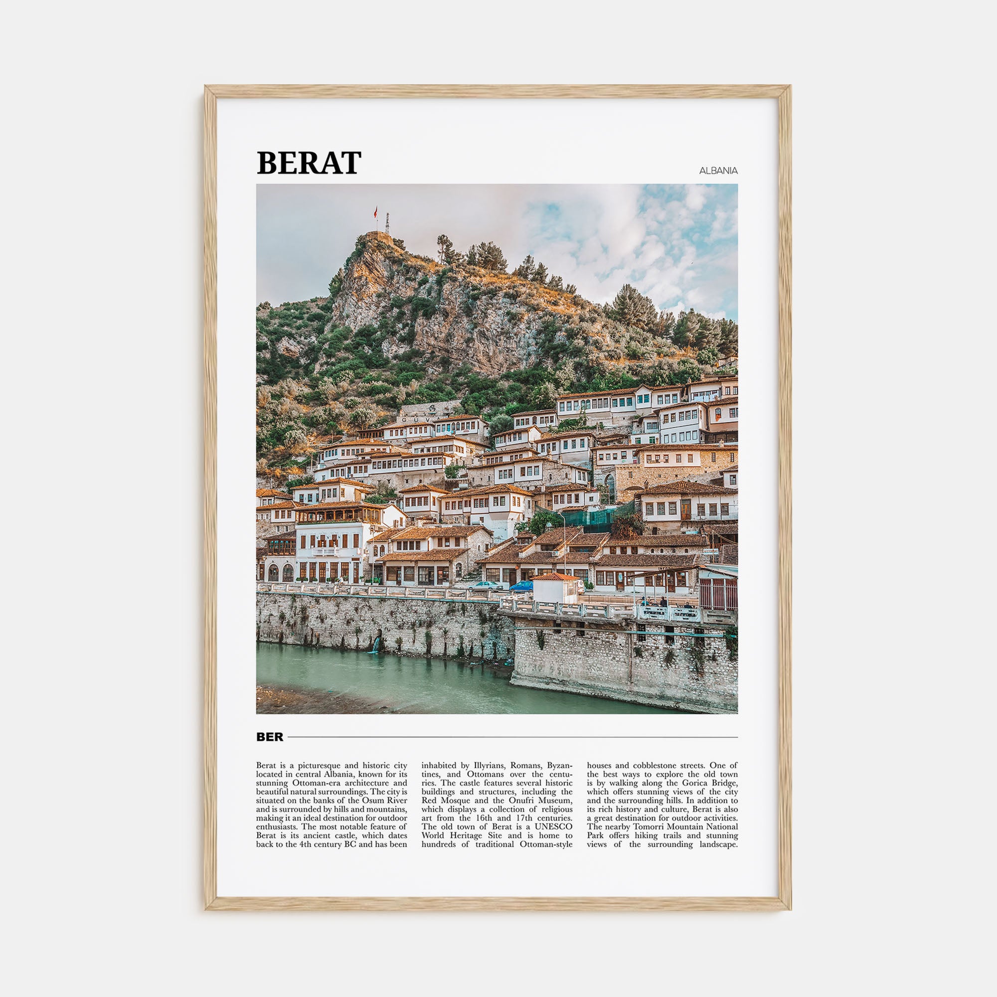 Berat Travel Color Poster