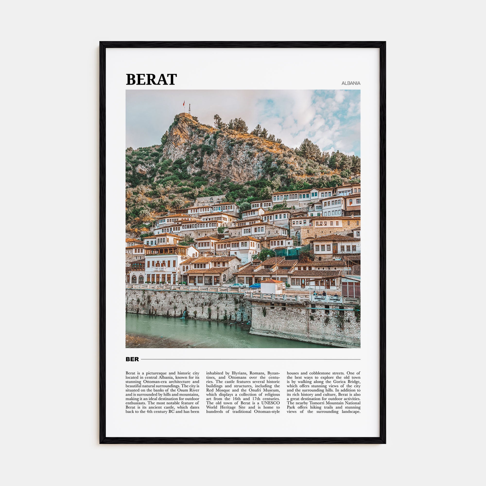 Berat Travel Color Poster