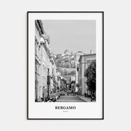 Bergamo Portrait B&W Poster