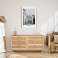 Bergamo Portrait B&W Poster