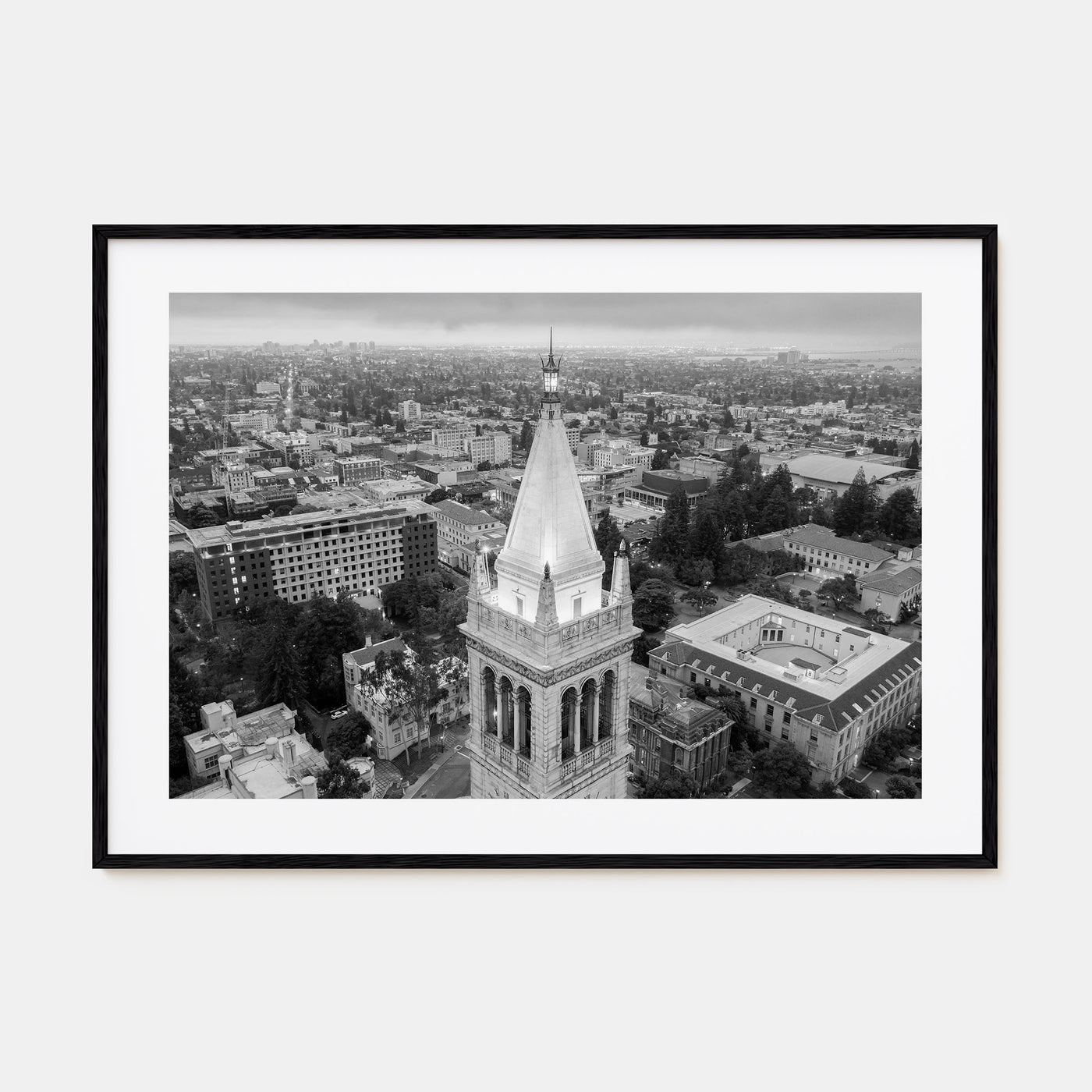 Berkeley Landscape B&W Poster