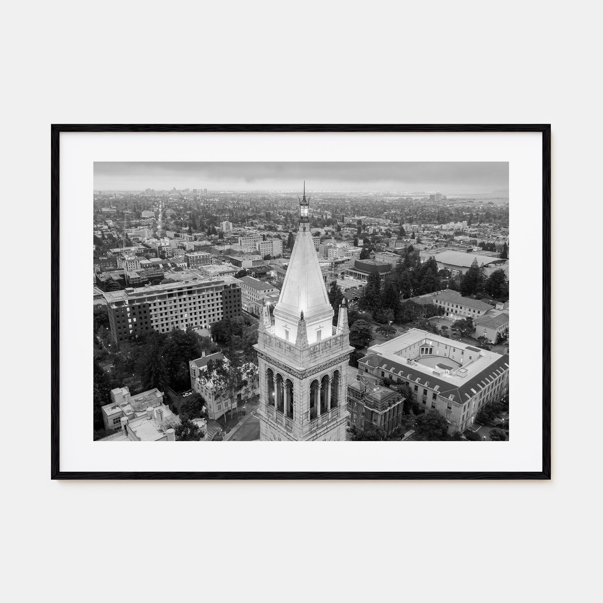 Berkeley Landscape B&W Poster