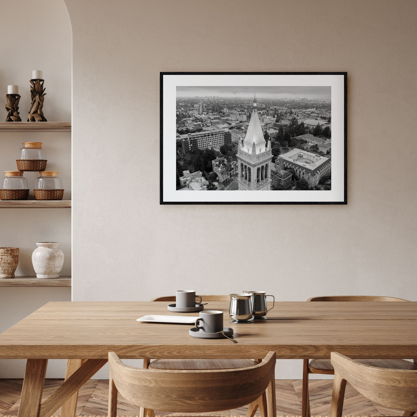 Berkeley Landscape B&W Poster