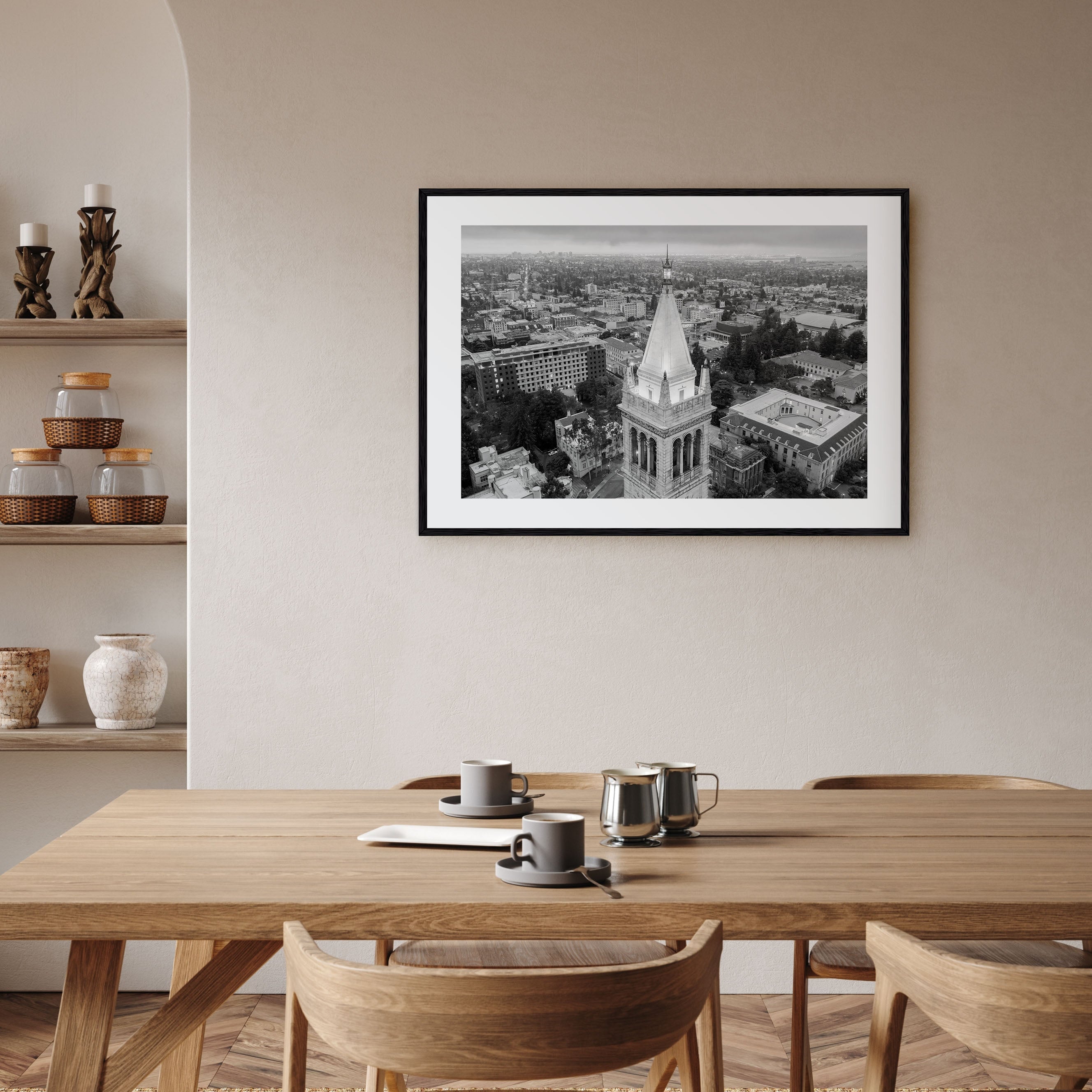 Berkeley Landscape B&W Poster