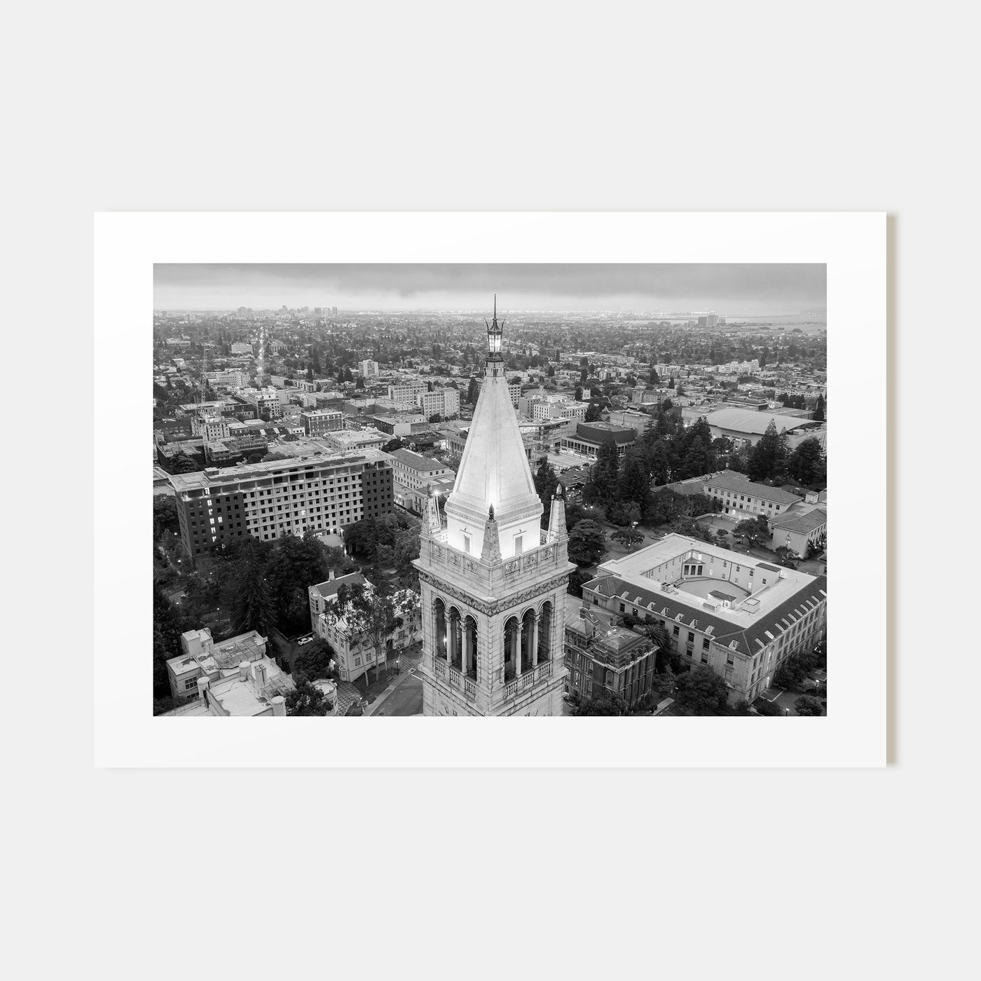 Berkeley Landscape B&W Poster