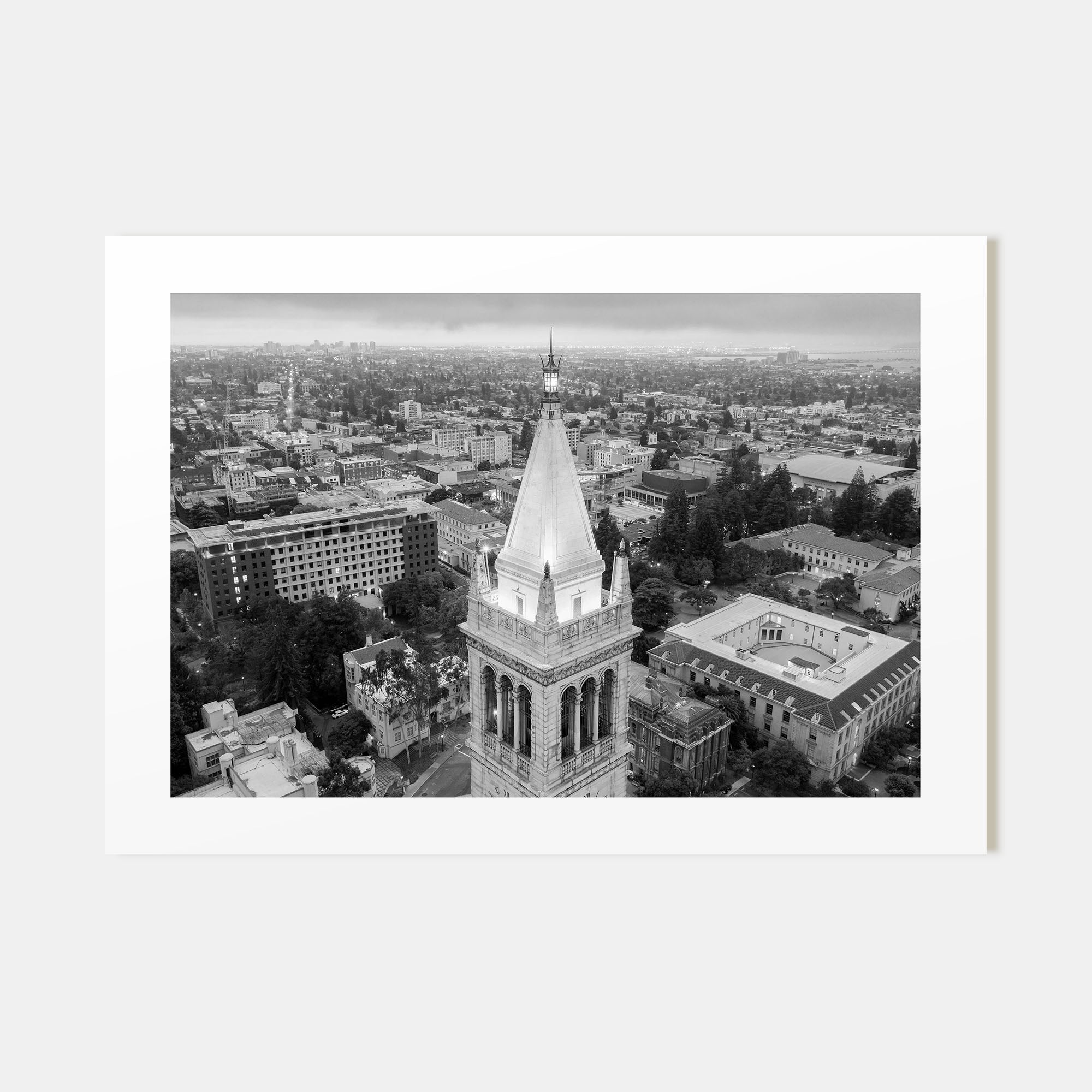 Berkeley Landscape B&W Poster
