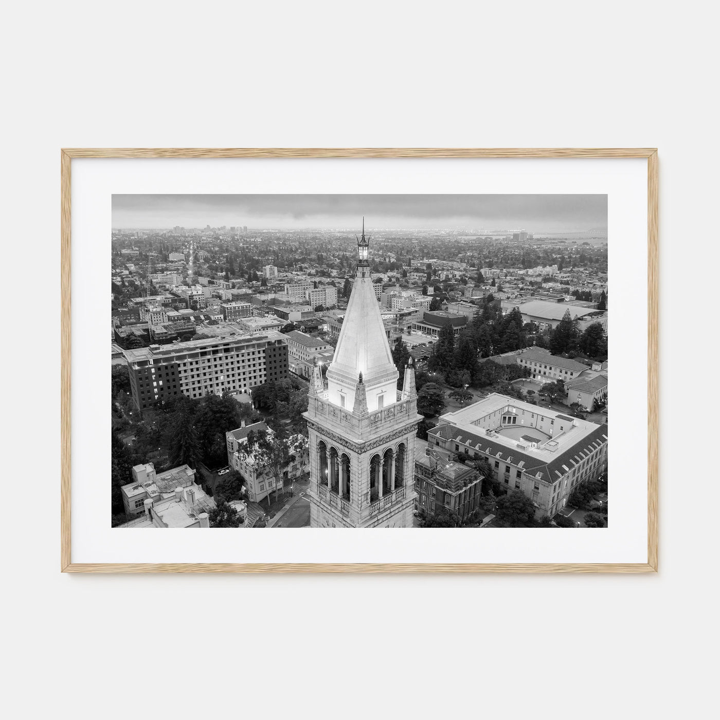 Berkeley Landscape B&W Poster