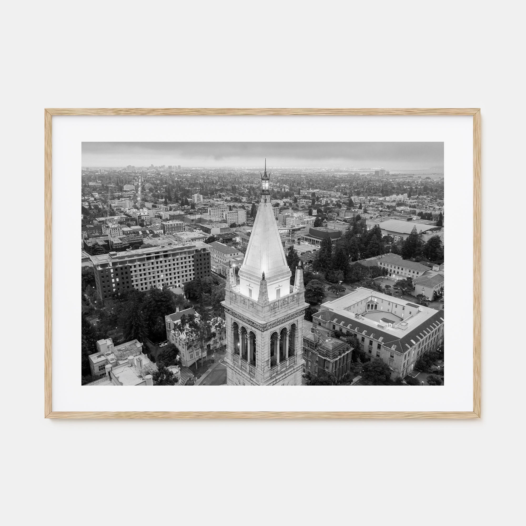 Berkeley Landscape B&W Poster