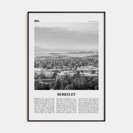 Berkeley Travel B&W Poster
