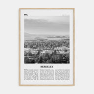 Berkeley Travel B&W Poster