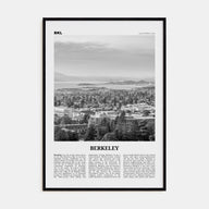 Berkeley Travel B&W Poster