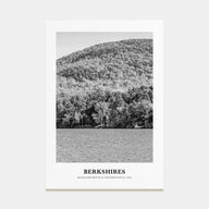 Berkshires Portrait B&W Poster
