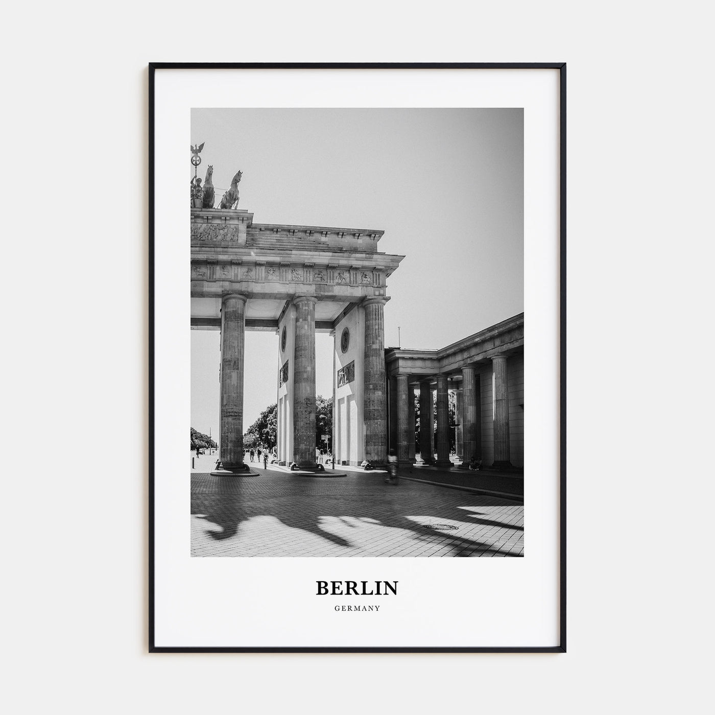 Berlin Portrait B&W No 2 Poster