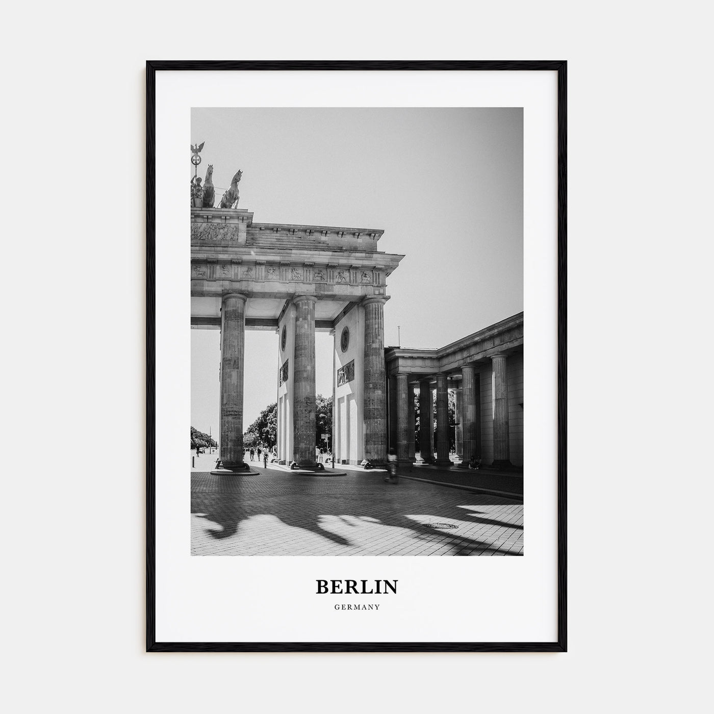 Berlin Portrait B&W No 2 Poster