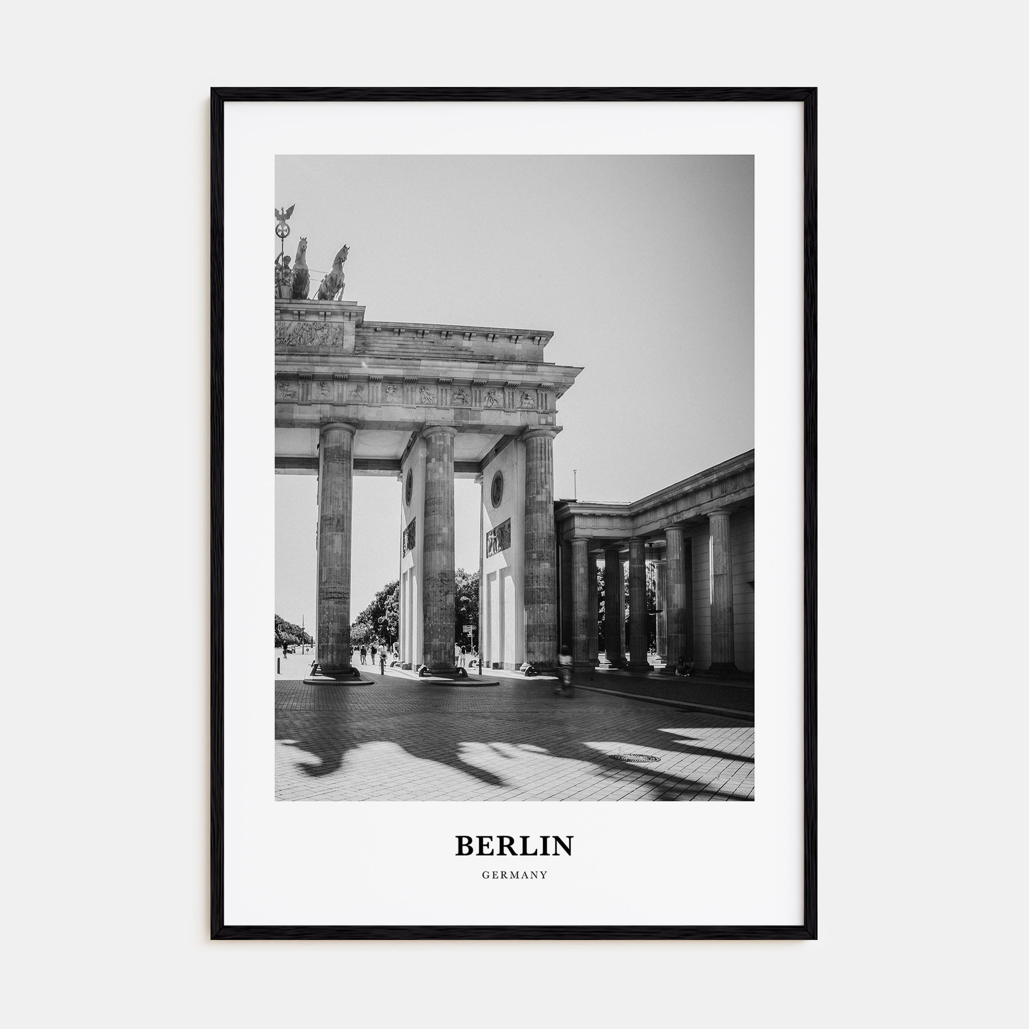 Berlin Portrait B&W No 2 Poster