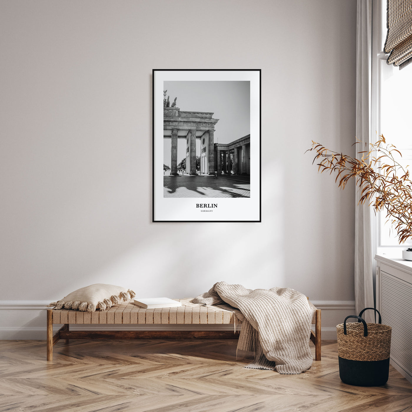Berlin Portrait B&W No 2 Poster