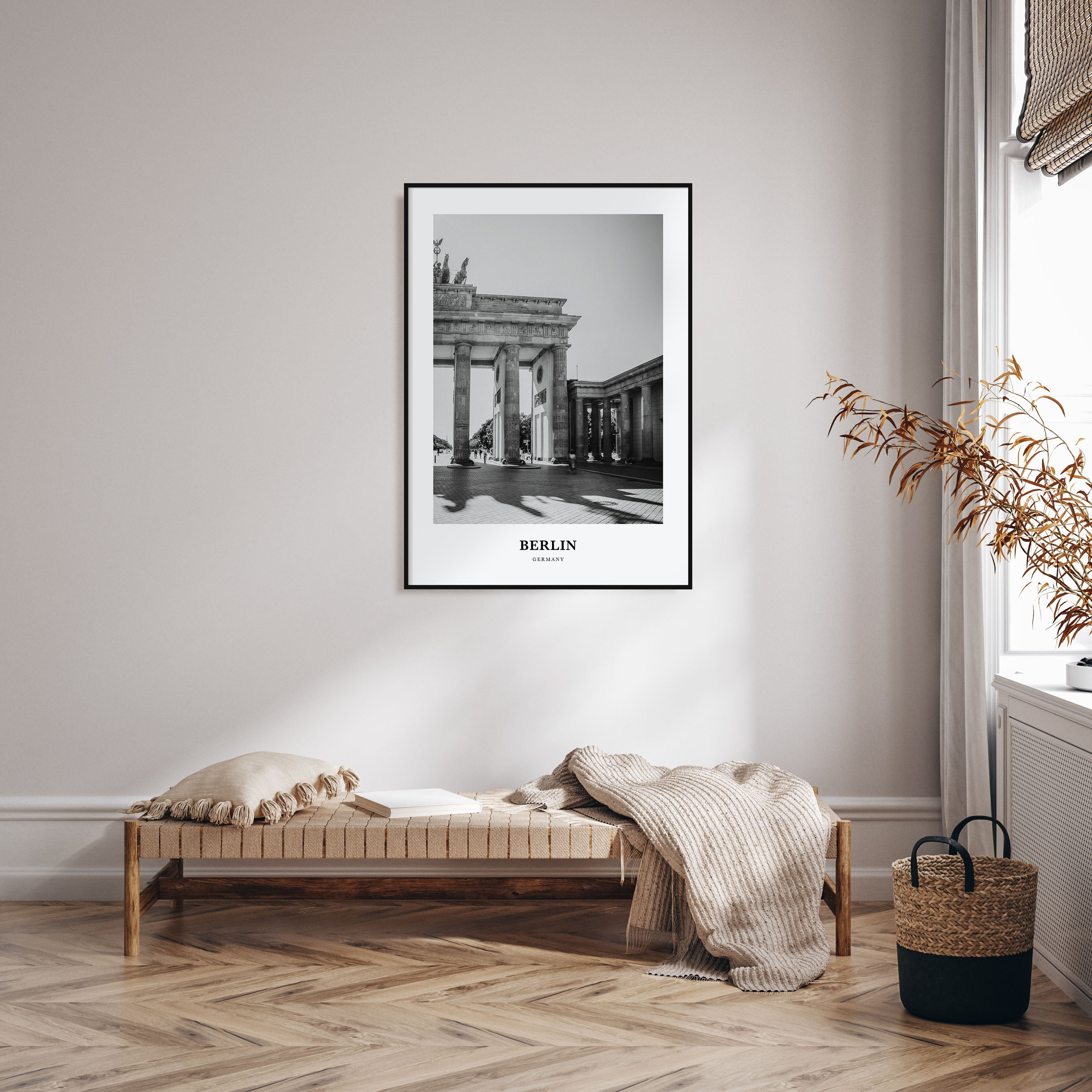 Berlin Portrait B&W No 2 Poster