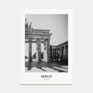 Berlin Portrait B&W No 2 Poster
