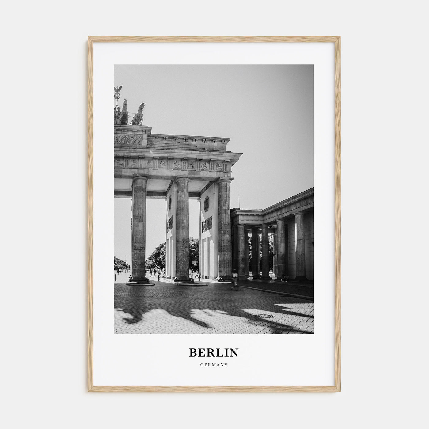 Berlin Portrait B&W No 2 Poster