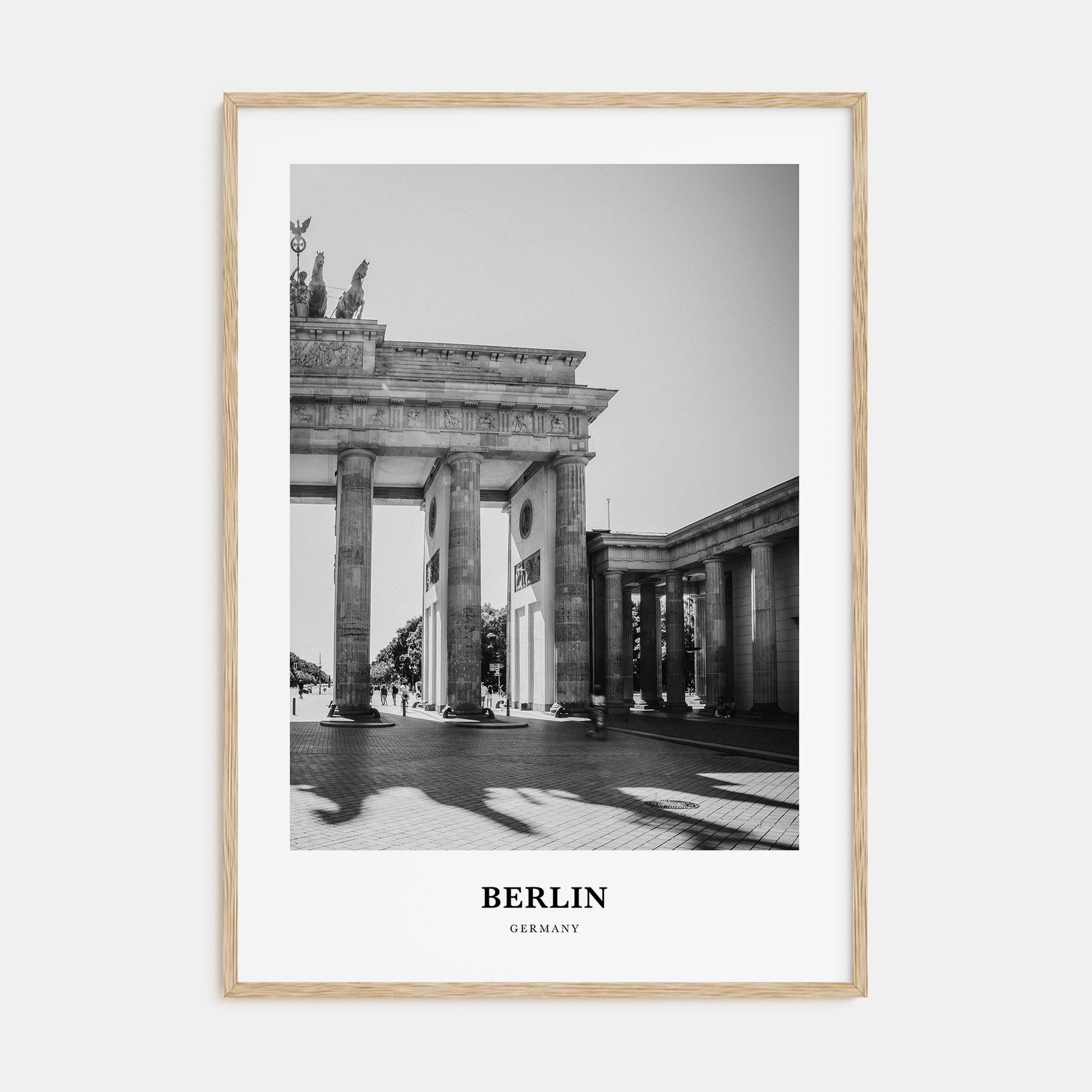 Berlin Portrait B&W No 2 Poster