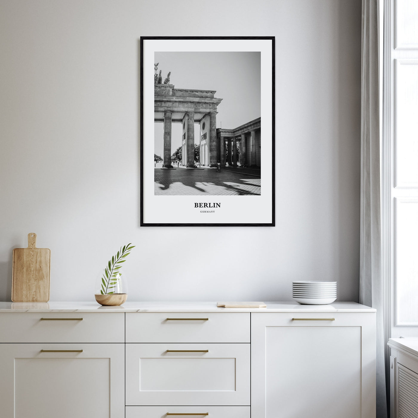 Berlin Portrait B&W No 2 Poster