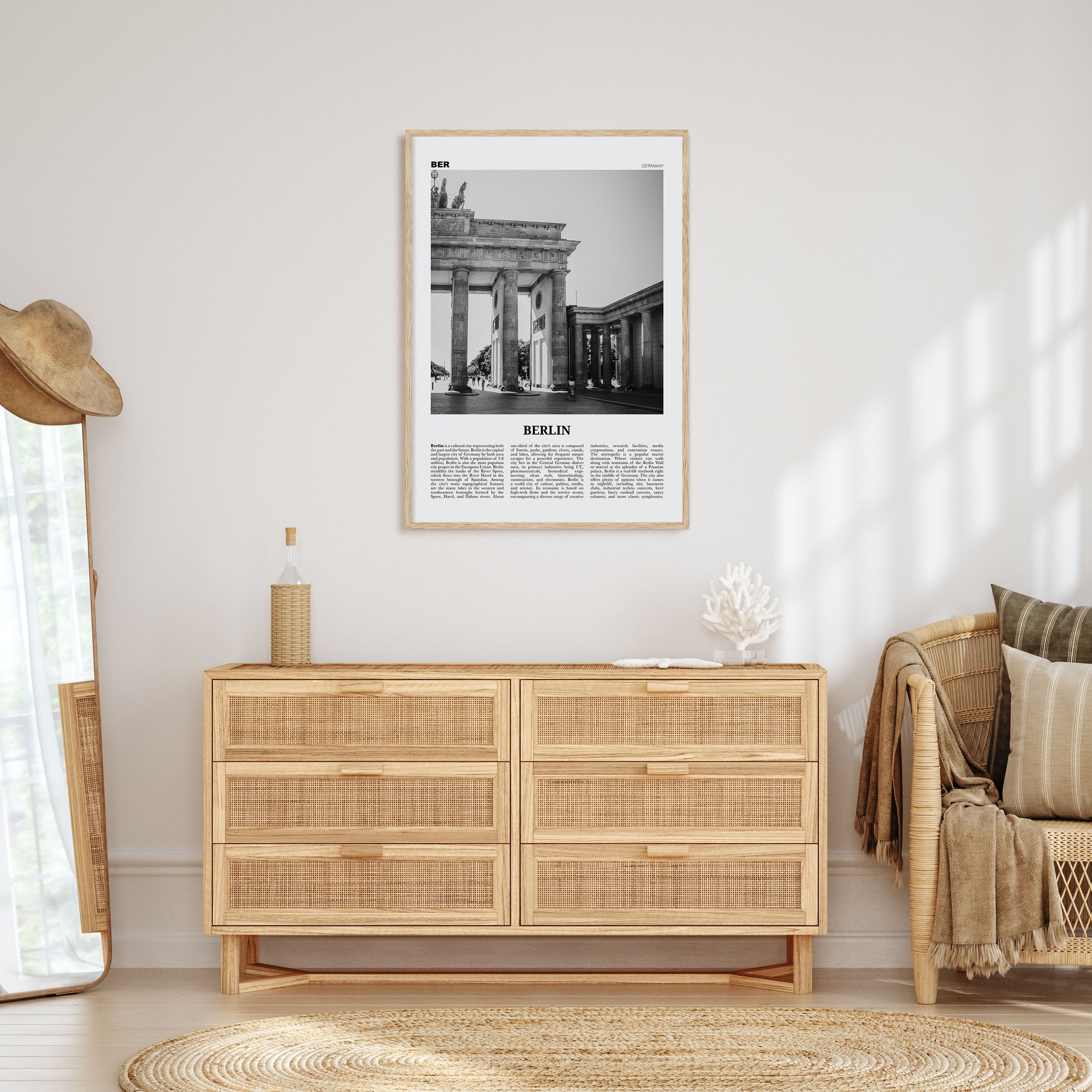 Berlin Travel B&W No 1 Poster