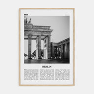 Berlin Travel B&W No 1 Poster
