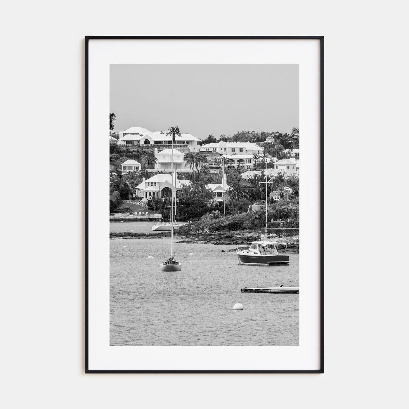 Bermuda Photo B&W Poster