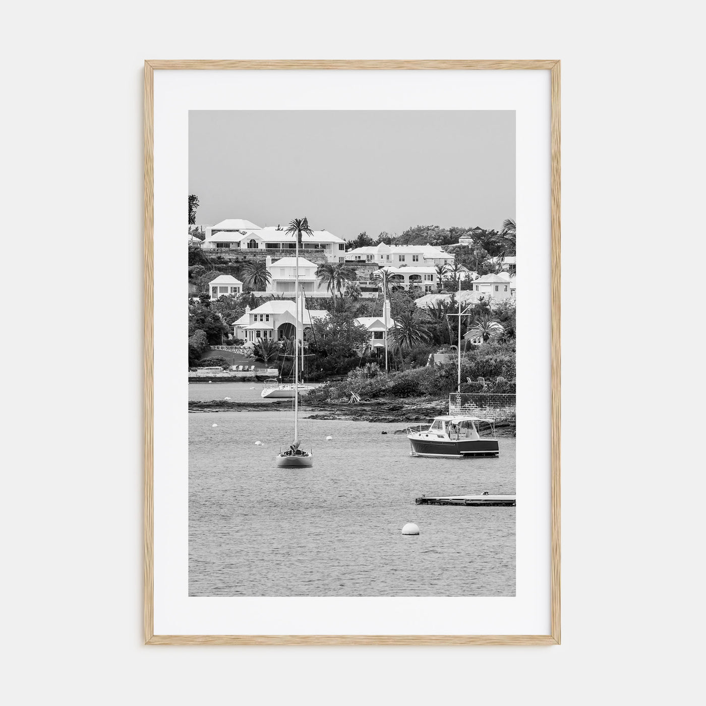 Bermuda Photo B&W Poster