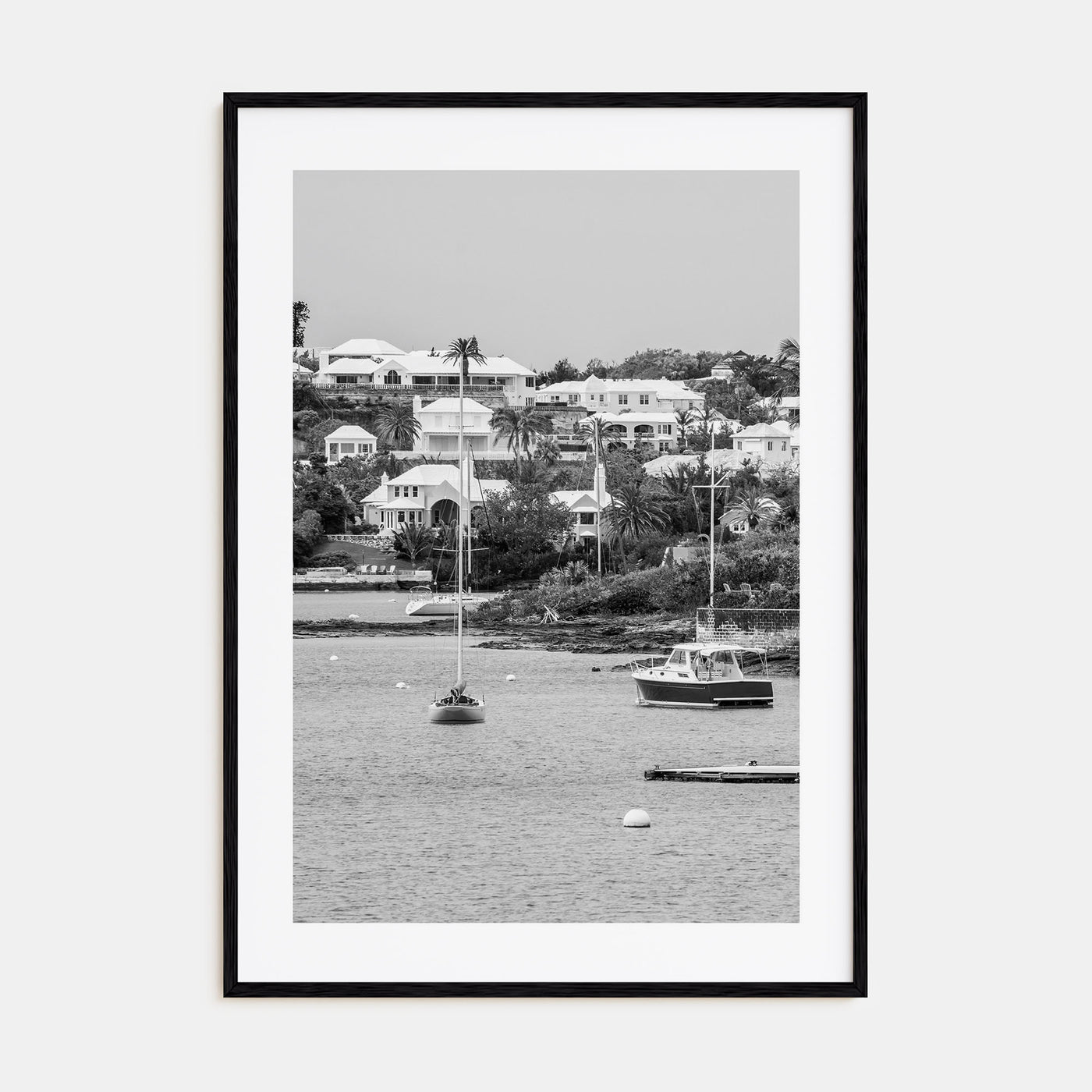 Bermuda Photo B&W Poster