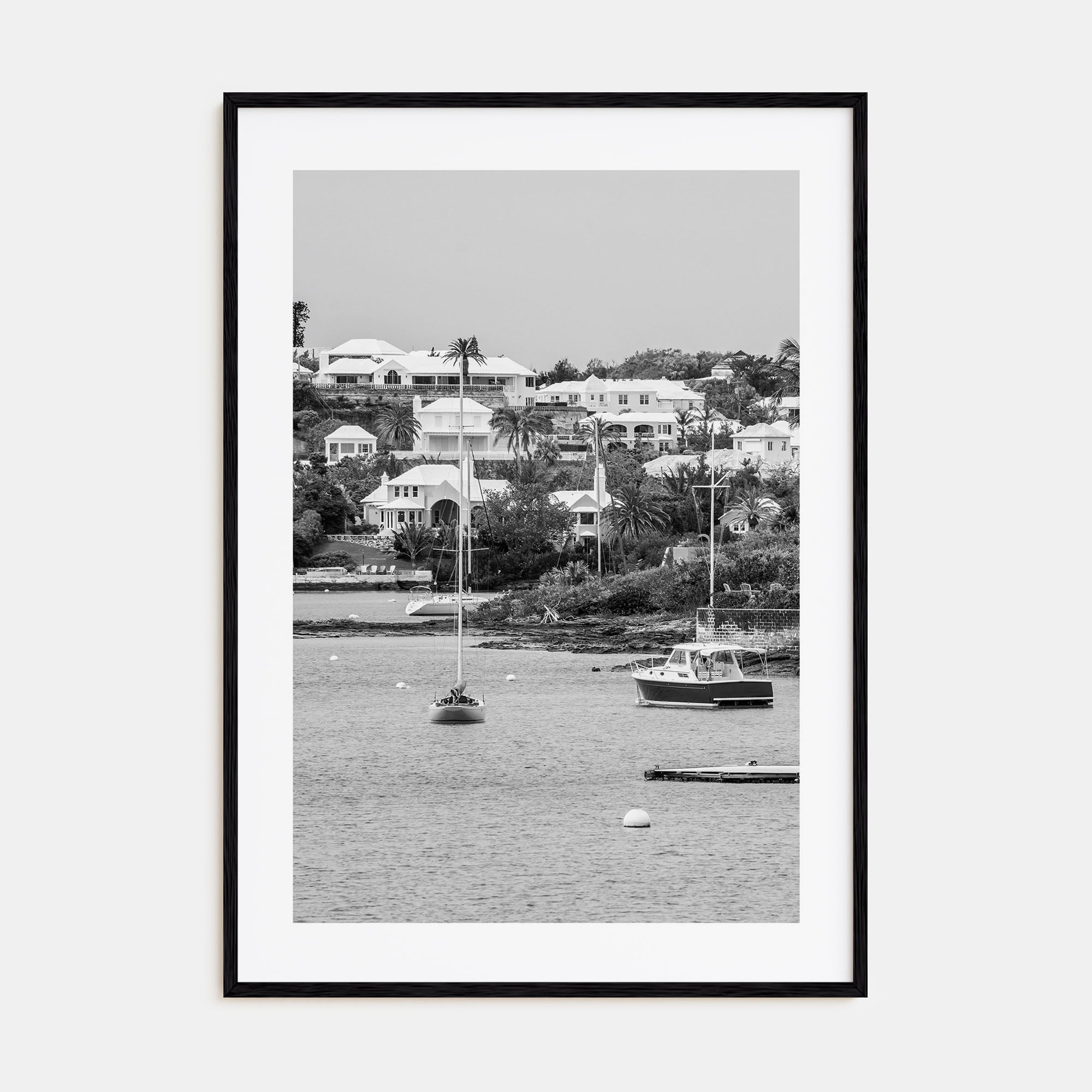 Bermuda Photo B&W Poster