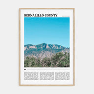 Bernalillo County Travel Color Poster