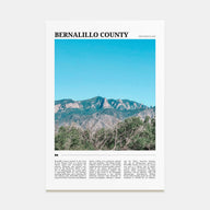 Bernalillo County Travel Color Poster