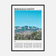 Bernalillo County Travel Color Poster