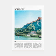 Besançon Travel Color Poster