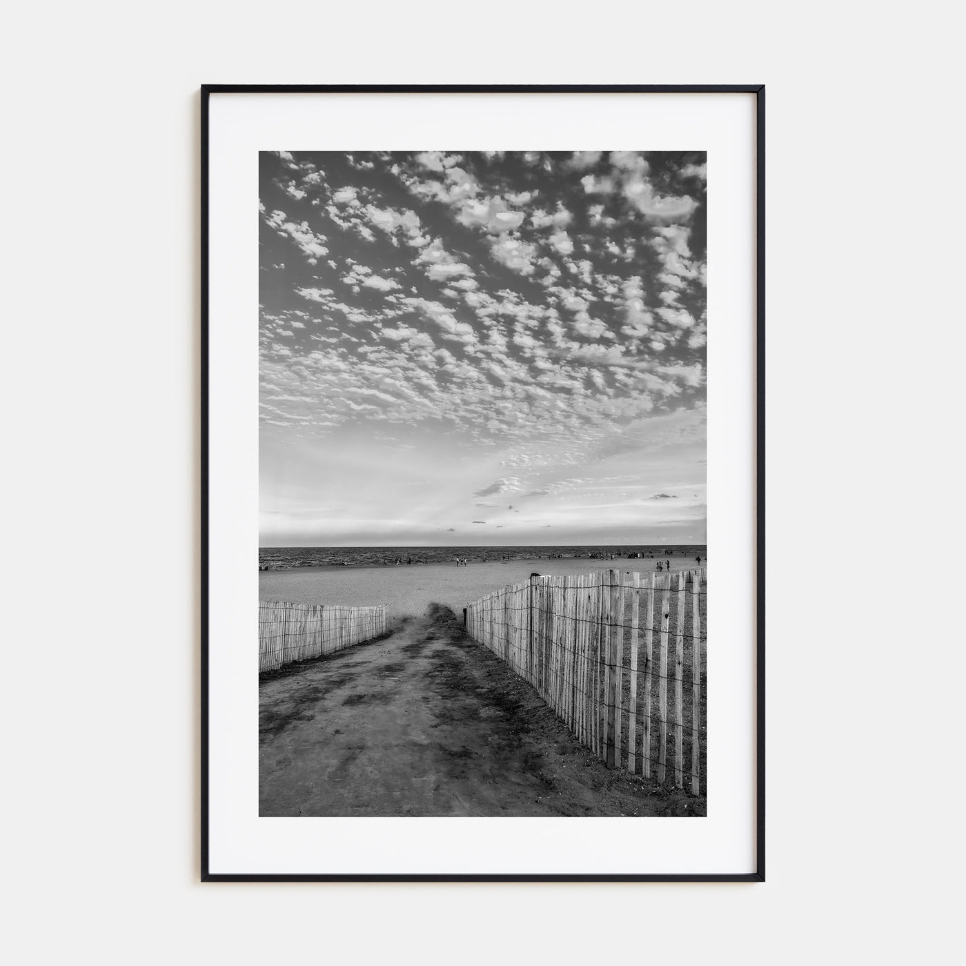 Bethany Beach Photo B&W Poster