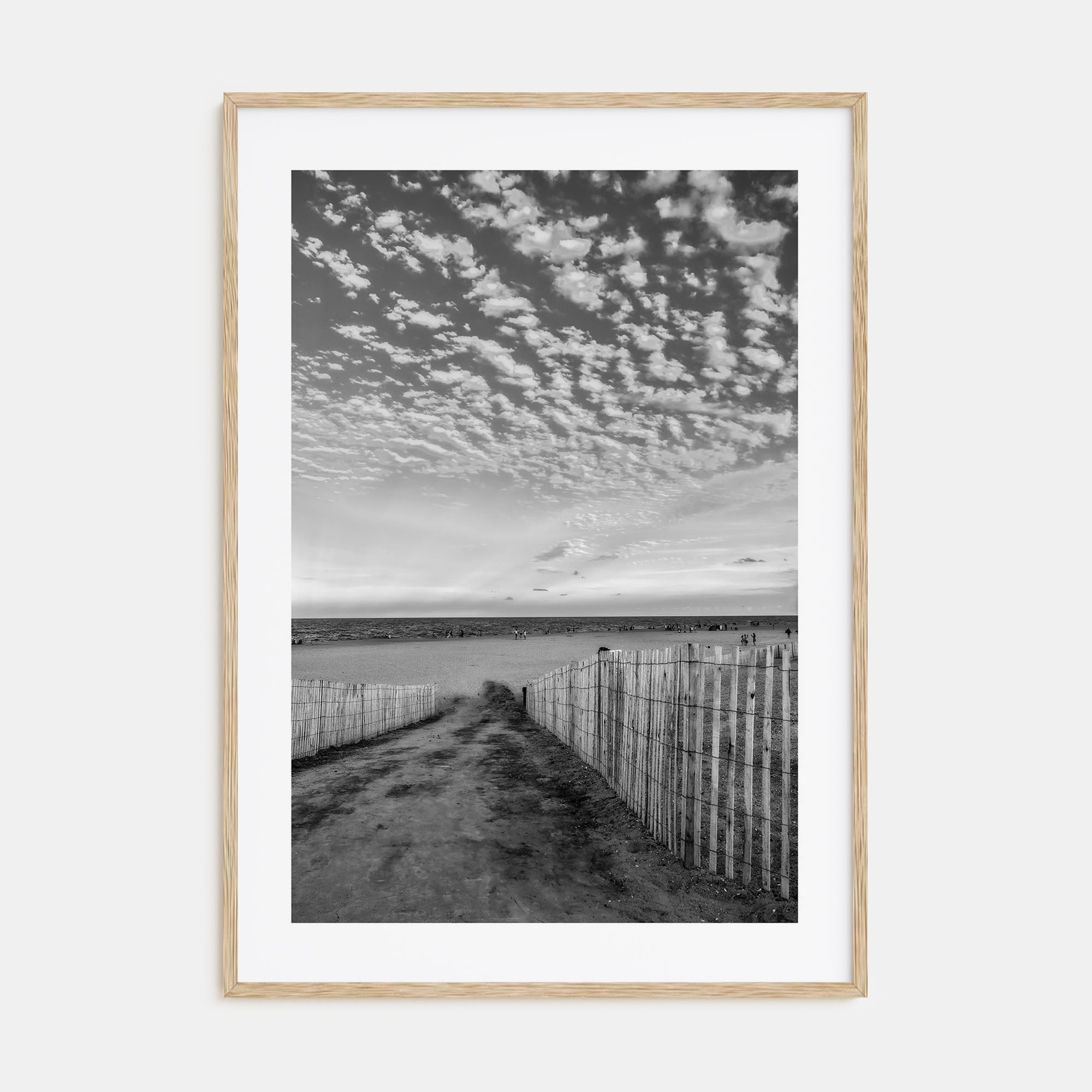 Bethany Beach Photo B&W Poster