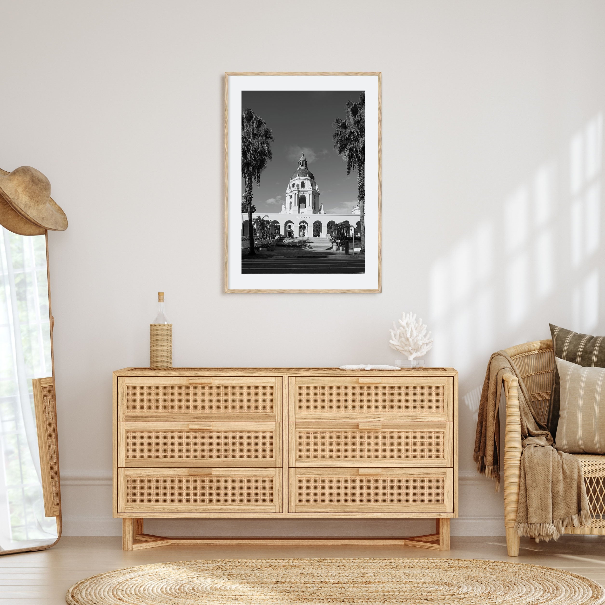 Beverly Hills Photo B&W Poster