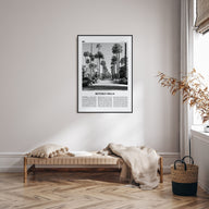 Beverly Hills Travel B&W Poster