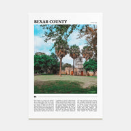 Bexar County Travel Color Poster