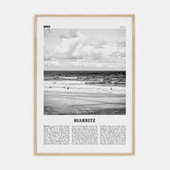 Biarritz Travel B&W Poster