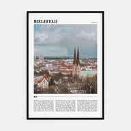 Bielefeld Travel Color Poster