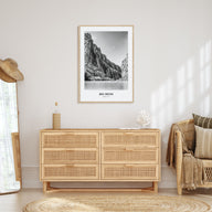 Big Bend National Park Portrait B&W Poster