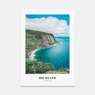 Big Island Portrait Color Poster