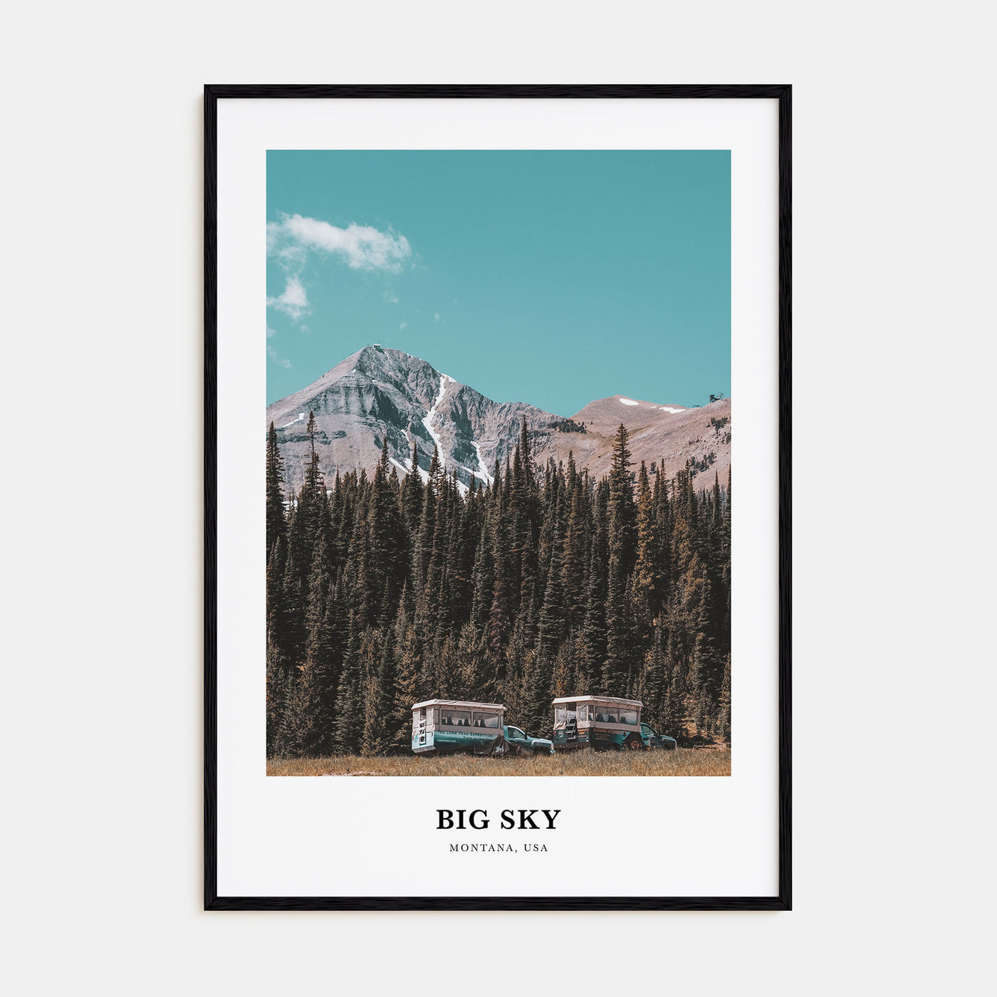 Big Sky Portrait Color Poster