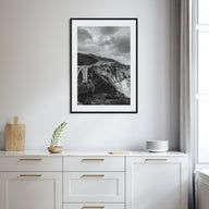 Big Sur Photo B&W No 3 Poster