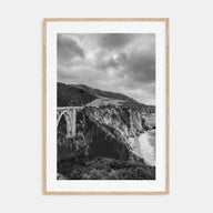 Big Sur Photo B&W No 3 Poster