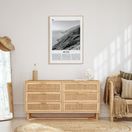 Big Sur Travel B&W No 2 Poster