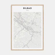 Bilbao Map Portrait Poster